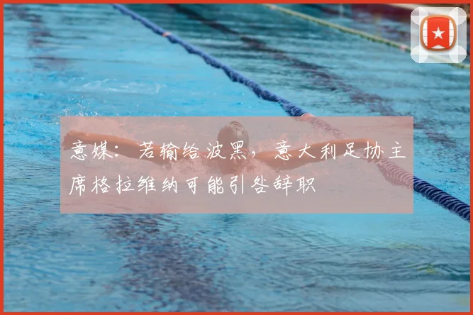 意媒：若输给波黑，意大利足协主席格拉维纳可能引咎辞职